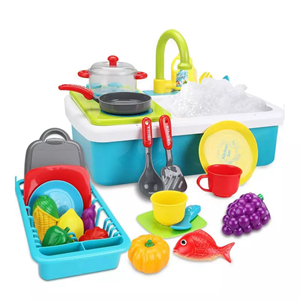 اسباب بازی سینک ظرفشویی کودک همراه با اجاق گاز بزرگ FIVESTAR TOYS LERNING FUN _اسباب بازی لوازم خانگی